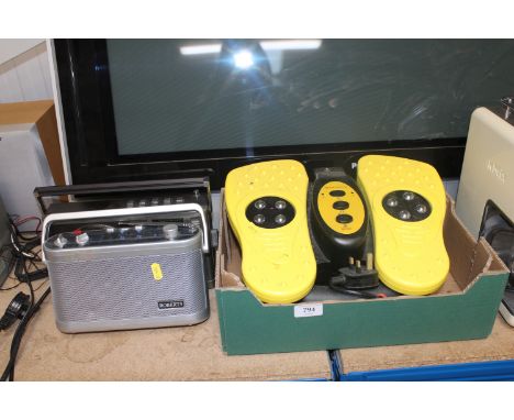 A Remington circulation machine and two radios 
