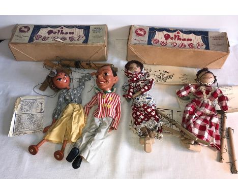 Two Pelham Puppets, A Dancing Puppet and a Standard Puppet and others in good condition.