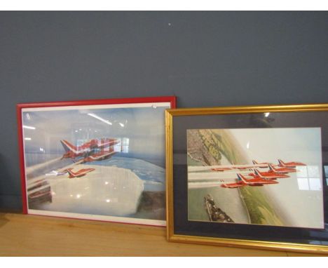 Red Arrows signed print- 1 print signed  by artist and leader pilot