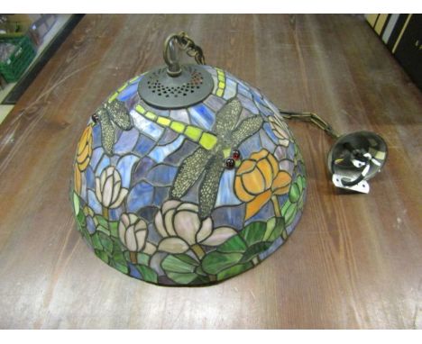 Glass Tiffany style ceiling light 