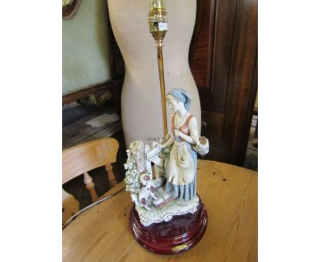 Ceramic lamp base