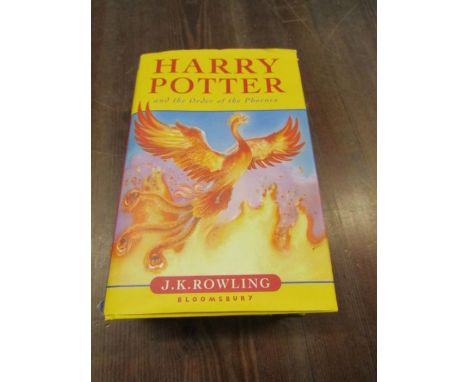 Harry Potter 'first edition' Order of the phoenix