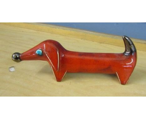 Ceramic  kitsch Dachshund