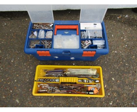 Tool box with tools 
