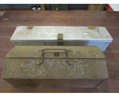 2 tool boxes and contents