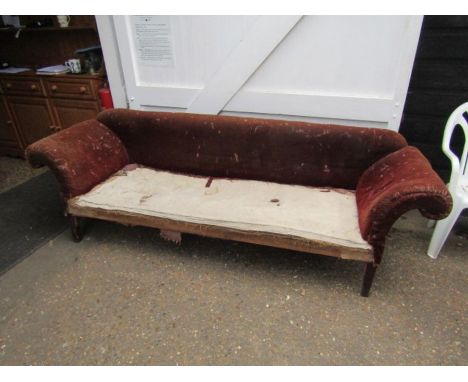 19th Century sofa for re-upholstery 