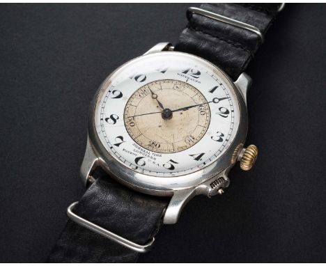 A RARE GENTLEMAN'S SOLID SILVER LONGINES WITTNAUER SIDEREAL TIME NAVIGATORS WRIST WATCH CIRCA 1930s, REF. 38330 P.V.H.WEEMSMo