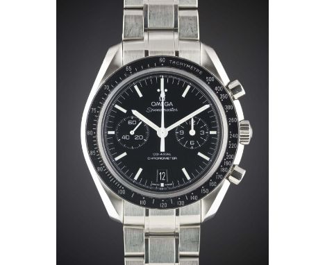 A GENTLEMAN'S STAINLESS STEEL OMEGA SPEEDMASTER CO-AXIAL CHRONOGRAPH BRACELET WATCH DATED 2012, REF. 31130445101002 WITH ORIG