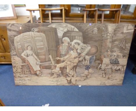A LARGE WALL HANGING TAPESTRY, limited edition print etc