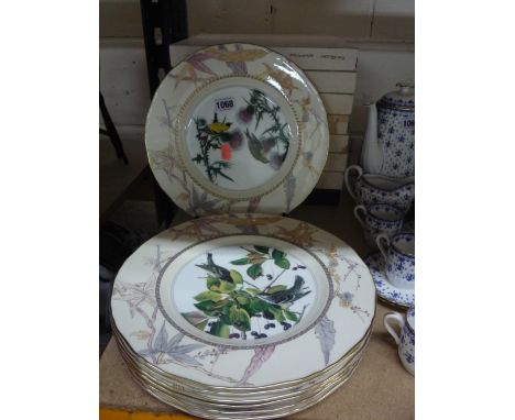 EIGHT BOXED ROYAL WORCESTER LIMITED EDITION COLLECTORS PLATES, 'The John James Audubon Birds of America'
