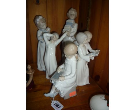 FIVE NAO FIGURES, (s.d.) (5)