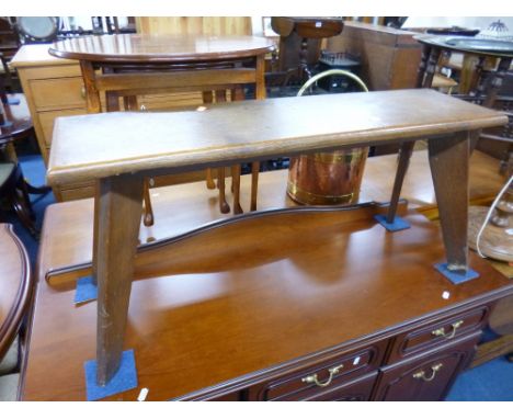 AN OAK BENCH
