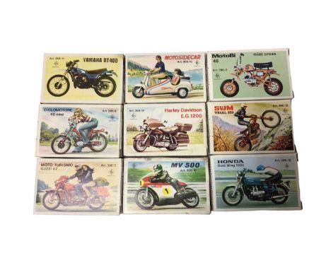 CGGC Italian boxed kit Motorcycle &amp; Scooter models (some duplication) (34)