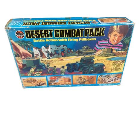 Airfix 1:32 scale Desert Combat Pack, boxed 51512-6. (Box lid split)