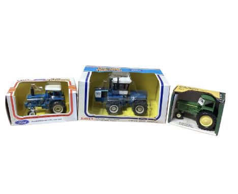 ERTL 1:32 scale die cast farm machinery including Farm Set No.5066, Ford 4 wheel-drive Tractor No.1926, Case 4890 4 wheel-dri