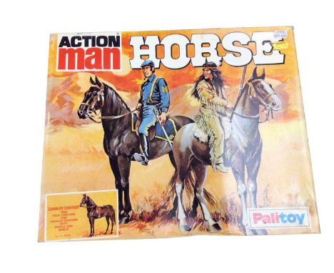 Palitoy Action Man Cavalry Charger No.34452 &amp; Transport Command Armoured Jeep No.34753, Z Force Lance &amp; SAS Mobile Mi