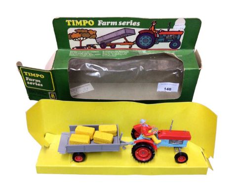 Timpo Famr Series Tractor &amp; Trailer No.171, boxed