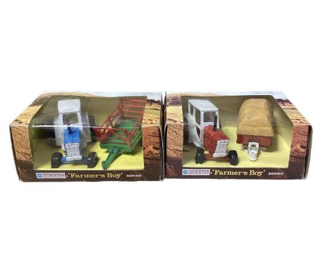 Lone Star Farmers Boy Series including Tractot &amp; Hay Cart No.1702 (x2), Tractor &amp; Mobile Irrigator No.1721, Tractor &