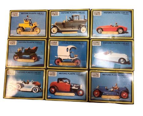 Dapol Highway Pioneers 1:32 Scale Historic Plastic Car Kits (C101, C107, C109, C116, C118 &amp; C120 missing) (Complete Set 2