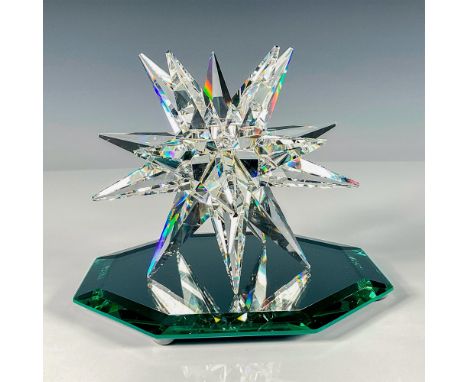 Part of the Our Candleholders collection. Beautiful lead clear crystal designed to hold one candle. Swarovski etched backstam