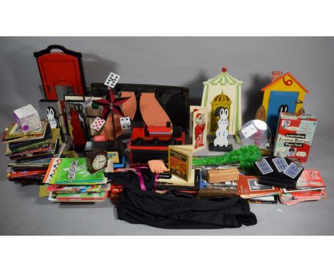 A Collection of Conjuror's Props and Tricks, Books and Magazines Etc. 