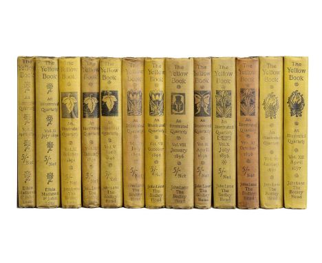 [Beardsley (Aubrey) et al.].The Yellow Book, An Illustrated Quarterly, Vols I to XIII. Elkin Matthews and John Lane, April 18