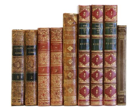 Cazotte [Jacques],  Ollivier, Poeme par Cazotte.  Paris: Pierre Didot, 1798, two volumes, duodecimo in twos and fours, contem