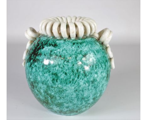 Sainte Radegonde ball vase - Sizes: H=250mm D=230mm - Weight (K): 2,07kg - Condition: at first glance - good condition - no r