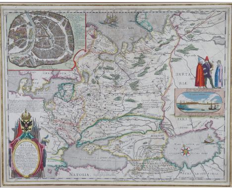 Willem Janszoon BLAEU (1571-1638) "map" White Russia - Sizes: Cadre L=770mm H=650mm carte L=560mm H=450mm - Weight (K): 3,58k