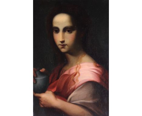 Oil on canvas Italy 19th or earlier - restored canvas - Sizes: H=600mm L=400mm - Weight (K): 1,28kg - Condition: at first gla
