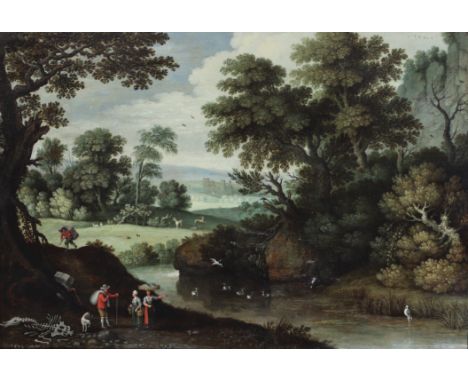 Maerten RYCKAERT (1587-1631) "scene of life" - Sizes: Cadre H= 590mm L= 780mm peinture H=405mm L=600mm - Weight (K): 3,45kg -