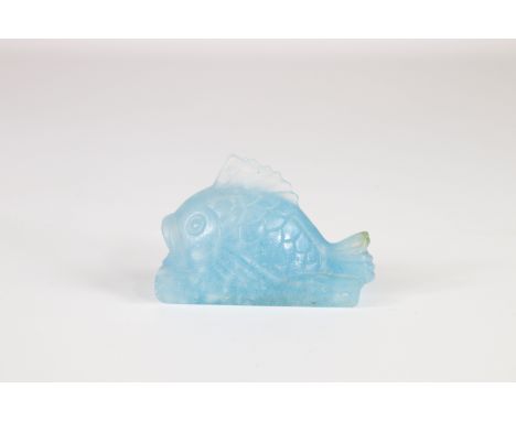 Glass paste fish Signed Amalric Walter - Sizes: H=60mm L=90mm - Weight (K): 0,237kg - Condition: at first glance - restored -