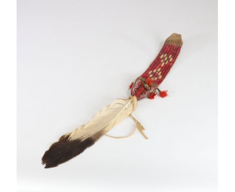 American plains indian ceremonial eagle feather - Sizes: L=600mm l=60mm - Weight (K): 0,045kg - Condition: at first glance - 