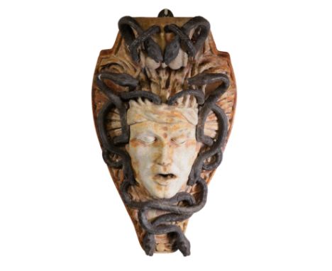"La Meduse" fountain head circa 1900 - Sizes: 550mm - Weight (K): 29kg - Condition: at first glance - good condition - no res