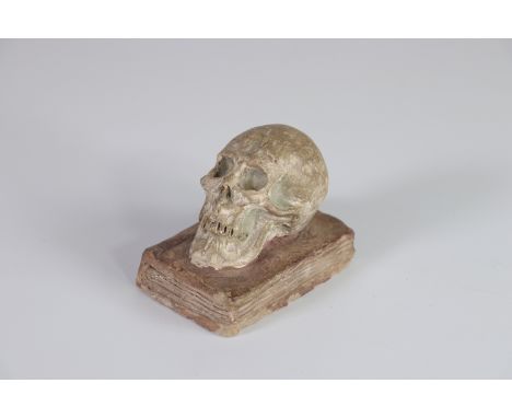 Memento Mori in plaster - Sizes: H=85mm L=100mm - Weight (K): 0,612kg - Condition: at first glance - good condition - no rest
