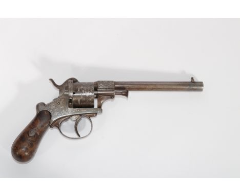 Revolver type Lefaucheux, fully decorated - Sizes: L=275mm l=120mm - Weight (K): 0,64kg - Condition: at first glance - good c