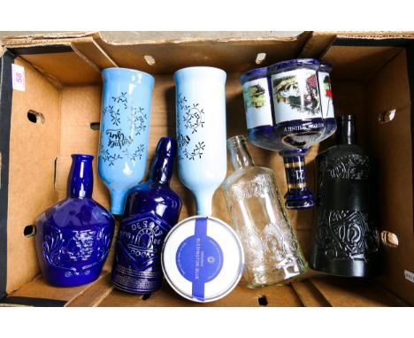 Wade Whisky &amp; Spirt Decanters including Norfolk Gin, Wolf Legend, Desert Door etc .These items were removed from the arch