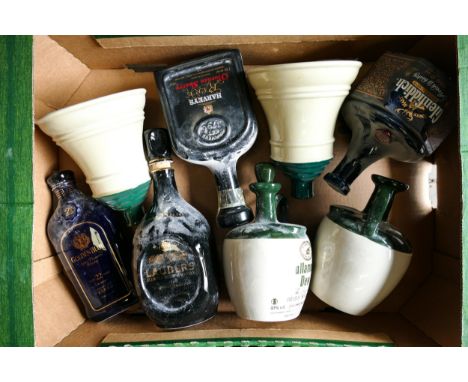 Wade Whisky &amp; Spirt Decanters including Lauders Tullamore Dew, Harveys etc  .These items were removed from the archives o