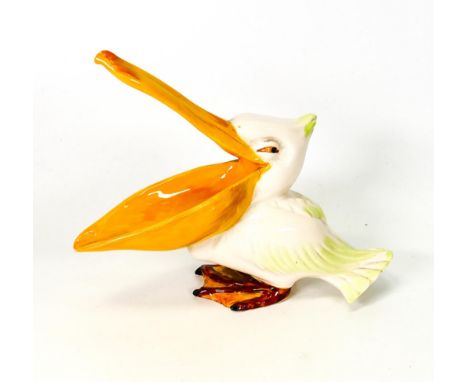 Rare Wade 1940's pelican nut dish. Height 16c, 