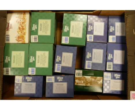 Fourteen Lilliput Lane models to include St. Josephs School, Little Smithy 796, Ring O' Bells 676, Penny's Post 794, Rose Cot