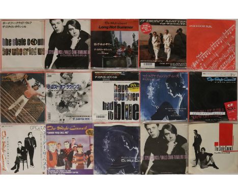 STYLE COUNCIL / OVERSEAS RELEASES - 7". Mighty bundle of 30 x 7", including releases from Japan, Canada, Germany, USA, Spain,