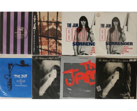 THE JAM / UK &amp; ROW RELEASES - 12". Amazing bundle of 15 x 12", including some promos. Titles include The Peel Sessions (S