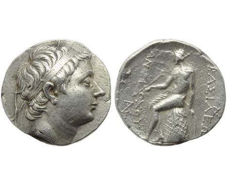 Seleucid kings of Syria, Antiochos III (222-187), Tetradrachm, Uncertain mint,  c. 223-187; AR (g 17,07; mm 27; h 12); Diadem