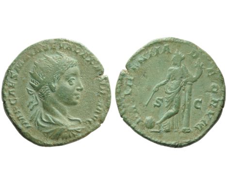 Severus Alexander (222-235), Dupondius, Rome, AD 222-235; AE (g 10,64; mm 25; h 12); IMP CAES M AVR SEV ALEXANDER AVG, laurea