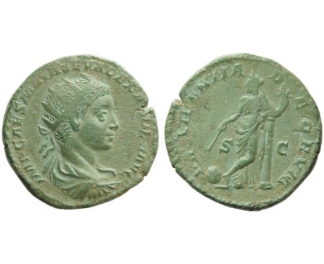 Severus Alexander (222-235), Dupondius, Rome, AD 222-235; AE (g 10,64; mm 25; h 12); IMP CAES M AVR SEV ALEXANDER AVG, laurea