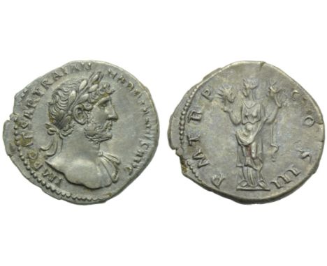 Hadrian (117-138), Denarius, Rome, AD 119-122; AR (g 3,02; mm 20; h 6); IMP CAESAR TRAIAN - HADRIANVS AVG, laureate bust r., 