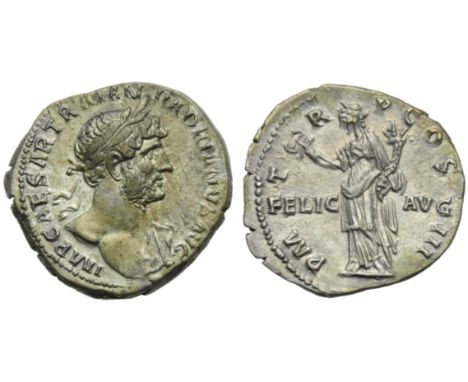 Hadrian (117-138), Denarius, Rome, AD 119-122; AR (g 2,90; mm 19; h 7); IMP CAESAR TRAIAN - HADRIANVS AVG, laureate bust r., 