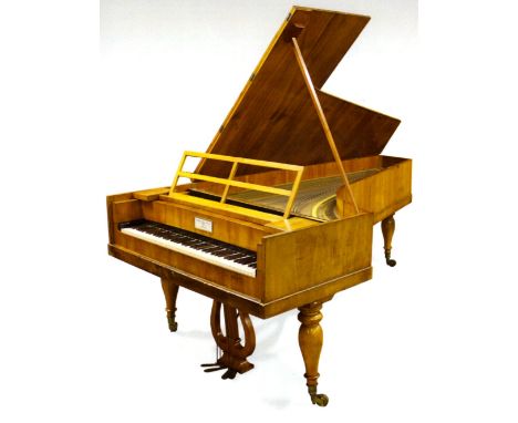 Conrad Graf No 2505/6Austria, Vienna circa 1836A Classical Viennese grand piano in a cherrywood case raised on three turned, 