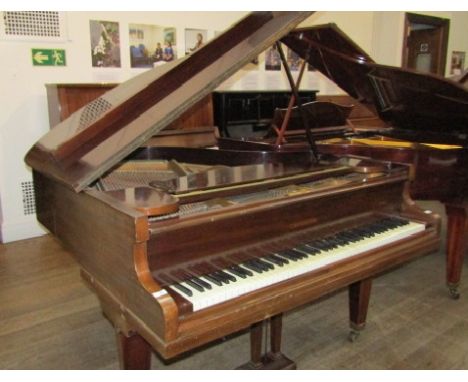 Bechstein  (c1930) A 5ft 6in Model K grand piano in a mahogany case on square tapered legs.