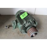 GE AC Motor 15 HP